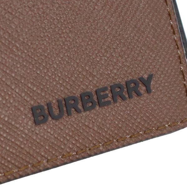 bur8052803011 2 BURBERRY Bifold Long Wallet Leather Brown