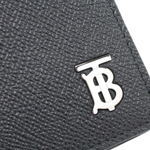 bur8062680011 2 Burberry Bifold Wallet Leather Black