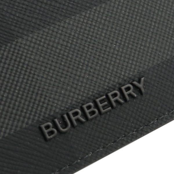 bur8070201011 2 BURBERRY Bi Fold Wallet Leather Black