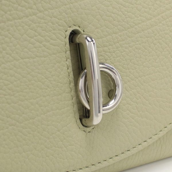 bur8081652011 2 BURBERRY Tri Fold Long Wallet Leather Green