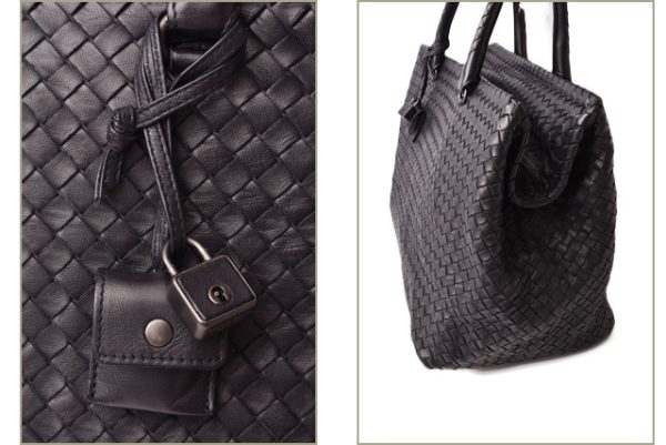 bv 19 005 2 Bottega Veneta Tote Bag Intrecciato Dark Brown