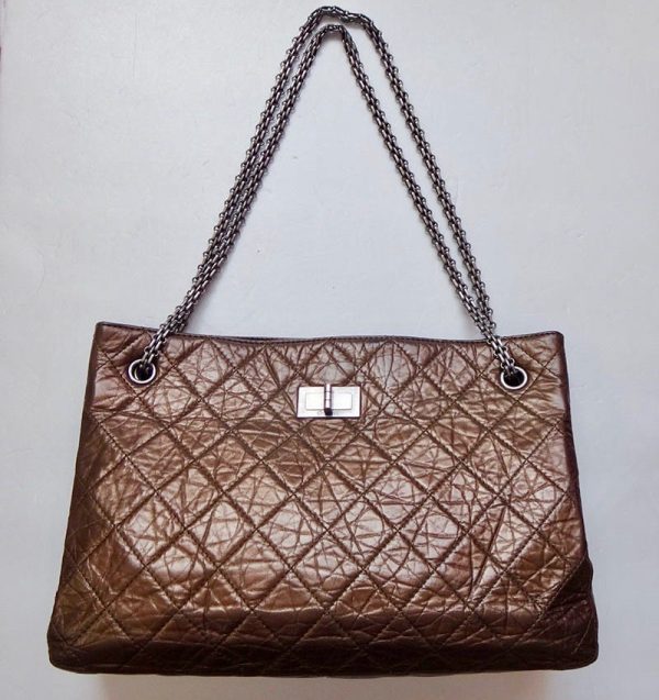 c1001614 Chanel Matelasse Chain Bag Vintage Brown