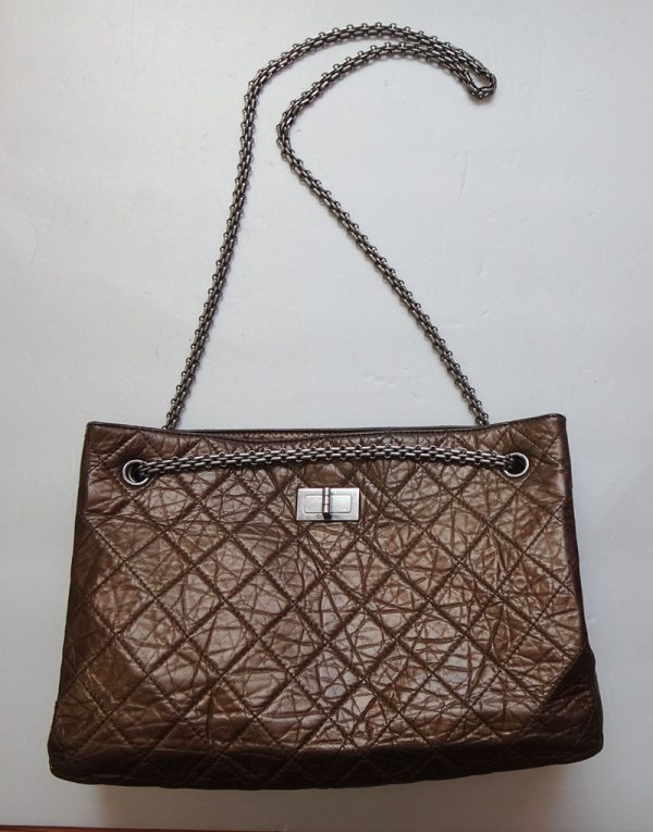 c1001614 2 Chanel Matelasse Chain Bag Vintage Brown