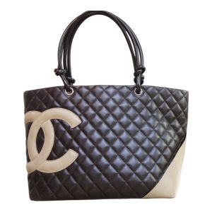 c1001626 001 Chanel Hardware Silver Matelasse Chain Tote Caviar Skin White