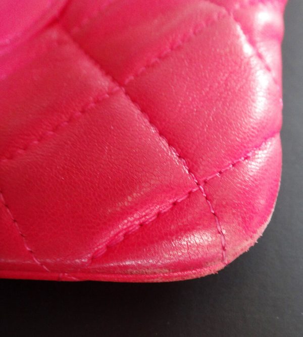 c16 3173 7 Chanel Matelasse Clutch Bag Pink