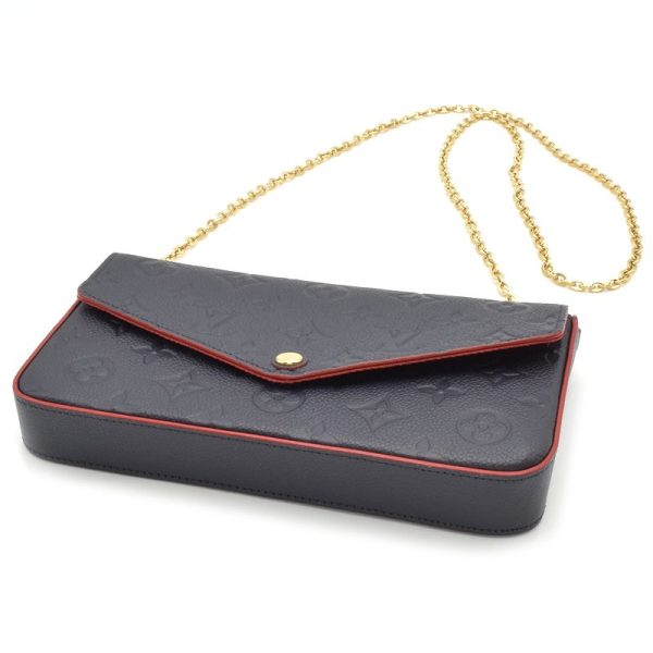 c240601110446 3 Louis Vuitton Pochette F√©licie Clutch Bag Leather Navy