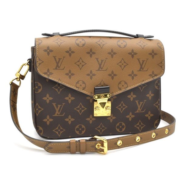 c241100032418 Louis Vuitton Pochette Metis Mm Handbag Canvas Brown