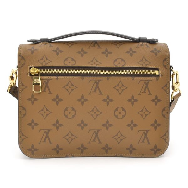 c241100032418 2 Louis Vuitton Pochette Metis Mm Handbag Canvas Brown