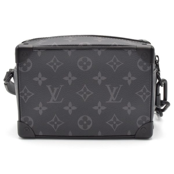 c241100045583 2 Louis Vuitton Mini Soft Trunk Shoulder Bag Canvas Black