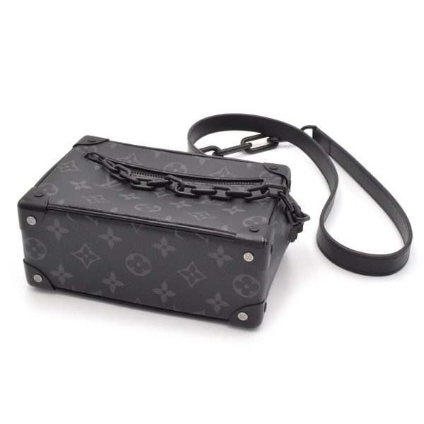 c241100045583 3 Louis Vuitton Mini Soft Trunk Shoulder Bag Canvas Black