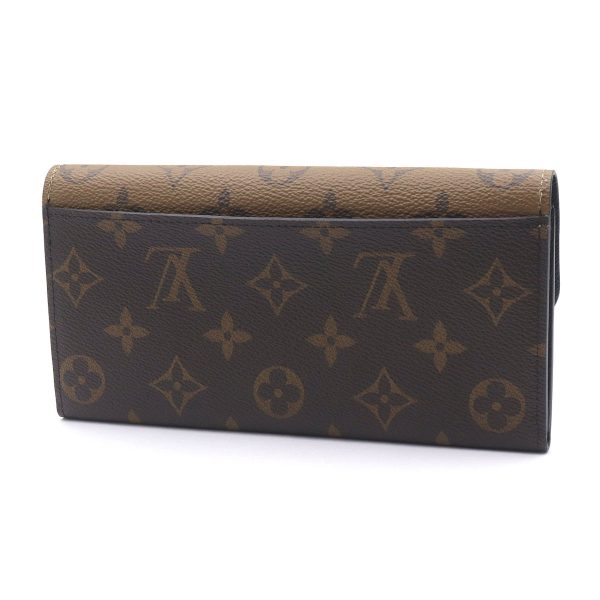 c241100049960 1 Louis Vuitton Emily Reverse Flap Long Wallet Brown