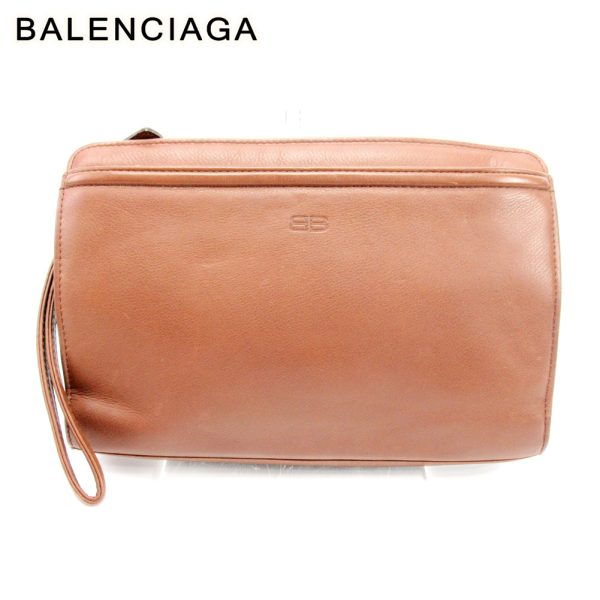 c3636 Balenciaga Clutch Bag Leather Pink