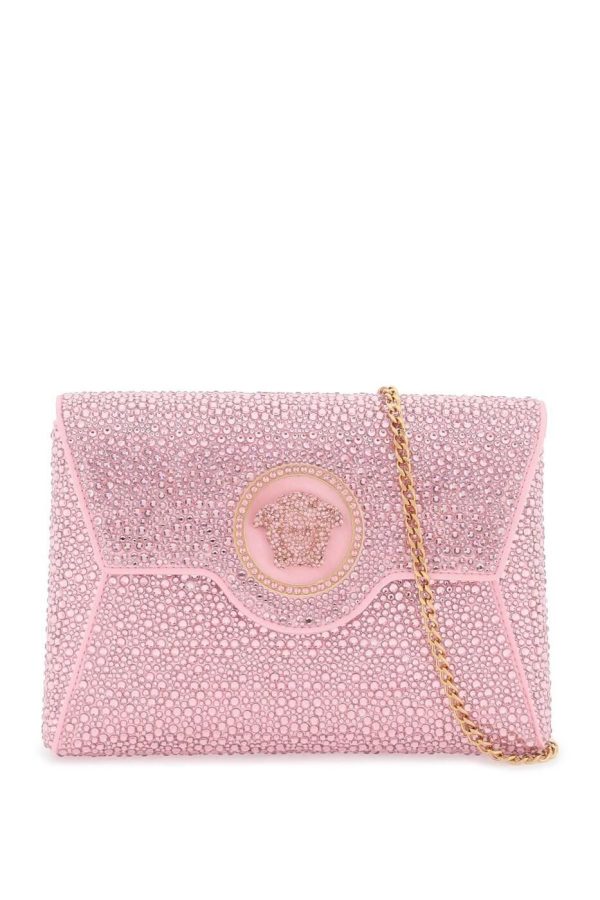 c9c88236827ba54 ba 1 VERSACE Pink Clutch Bag