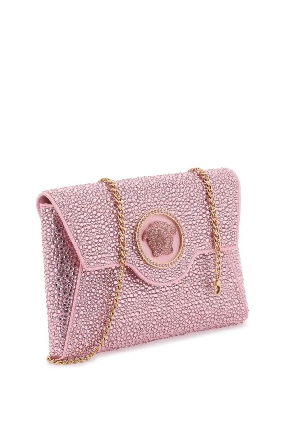 c9c88236827ba54 ba 3 VERSACE Pink Clutch Bag