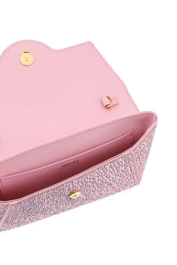 c9c88236827ba54 ba 4 VERSACE Pink Clutch Bag