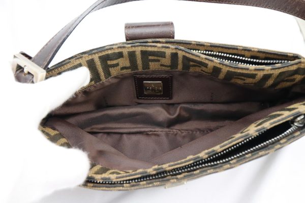 cc210r bm11746 7 Fendi Zucca Shoulder Bag Brown