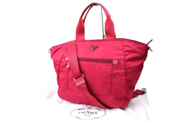 cc220l bh12853 10 Prada 2way Tote Bag Pink