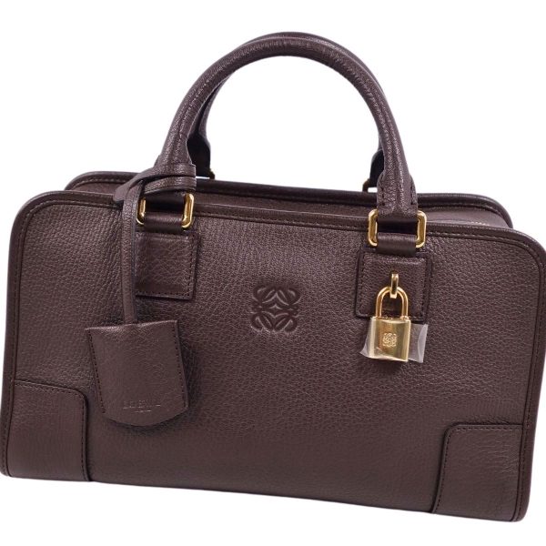 cf05os rm05f10163 5 Loewe Amazona 28 Tote Bag Brown