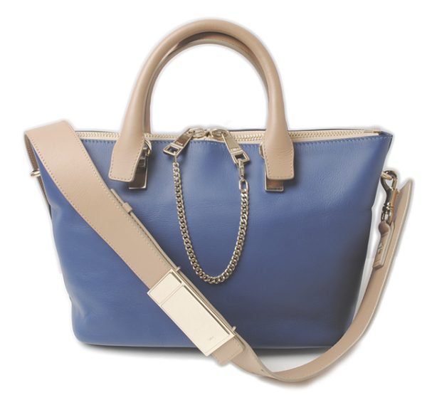 chl 16 030 1 Chloe Bailey 2way shoulder bag Blue Beige