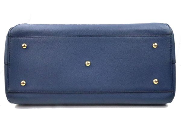 ci110c bh13836 5 MCM Leather 2WAY Bag Blue