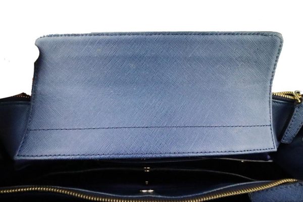 ci110c bh13836 9 MCM Leather 2WAY Bag Blue