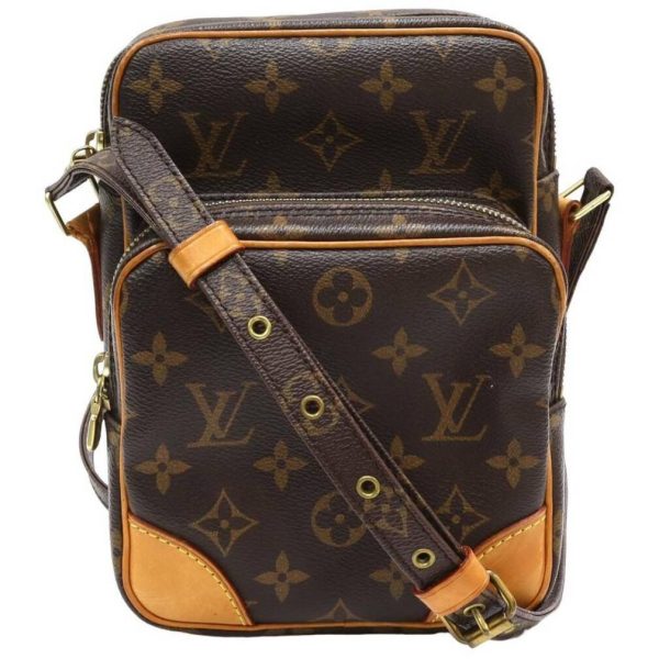 compass1669714765 Louis Vuitton Amazon Shoulder Bag Monogram Canvas Brown