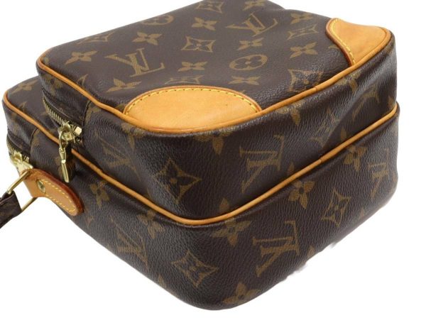 compass1669714833 Louis Vuitton Amazon Shoulder Bag Monogram Canvas Brown