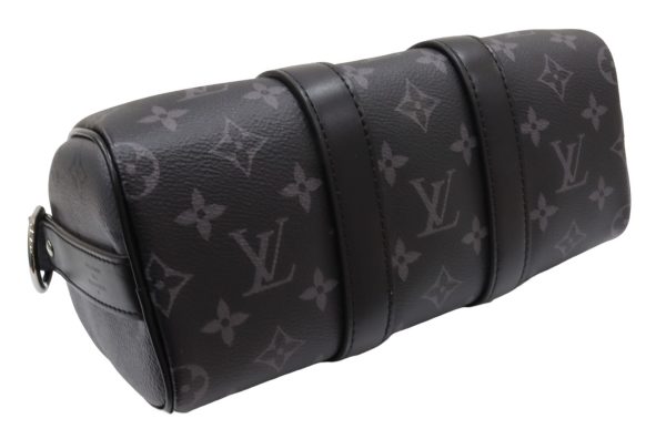 compass1672220114 Louis Vuitton Keepall Bandouliere 25 Monogram Eclipse Shoulder Bag