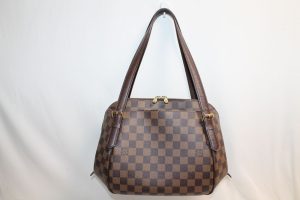 compass1688807385 Louis Vuitton Wilshire MM Monogram Tote Bag Brown