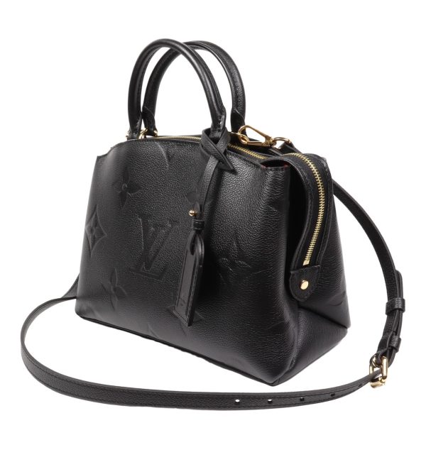 compass1695189773 Louis Vuitton Petit Palais PM 2way Handbag Monogram Empreinte Black