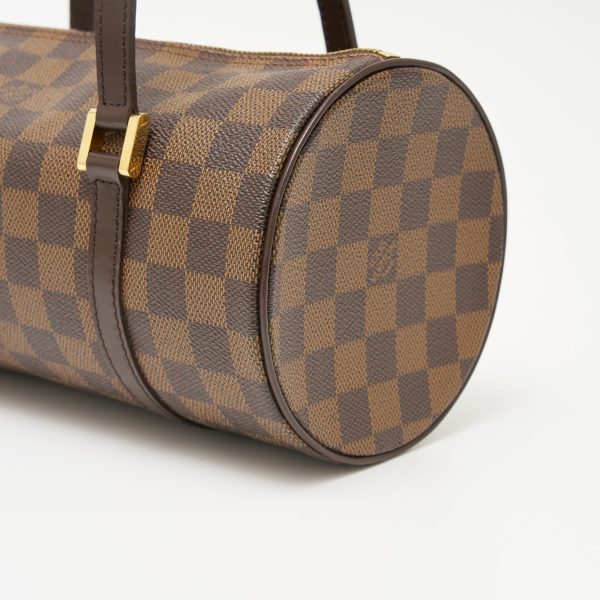 compass1703052825 Louis Vuitton Papillon PM Damier Handbag Brown