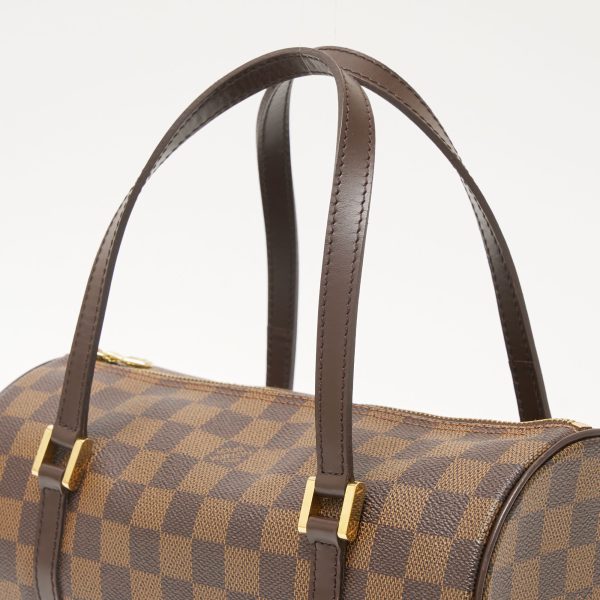 compass1703052832 Louis Vuitton Papillon PM Damier Handbag Brown