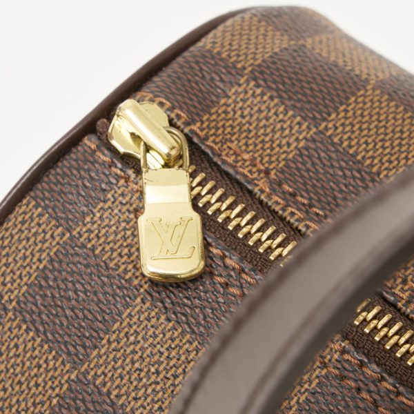 compass1703052843 Louis Vuitton Papillon PM Damier Handbag Brown