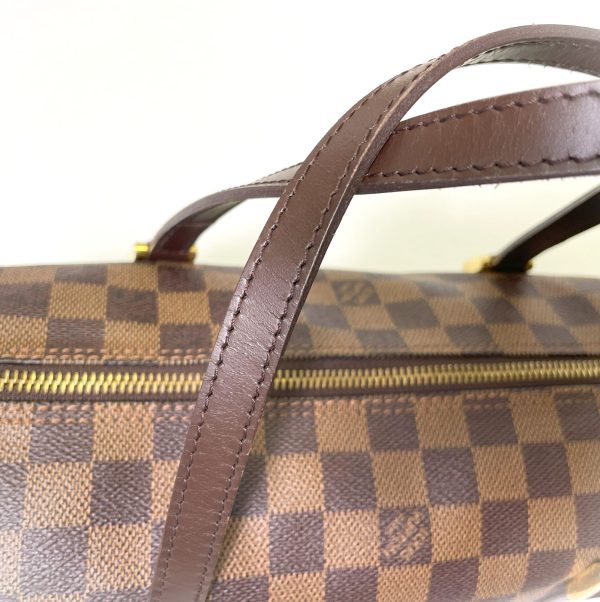 compass1703052856 Louis Vuitton Papillon PM Damier Handbag Brown