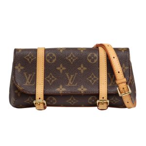 compass1704356822 LOUIS VUITTON Monogram PVC Posh Toilette Brown