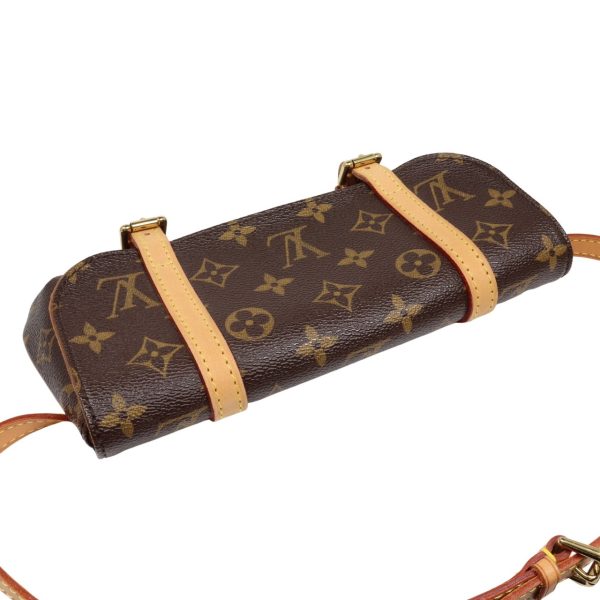 compass1704356842 Louis Vuitton Pochette Marel Waist Pouch Monogram Canvas Brown