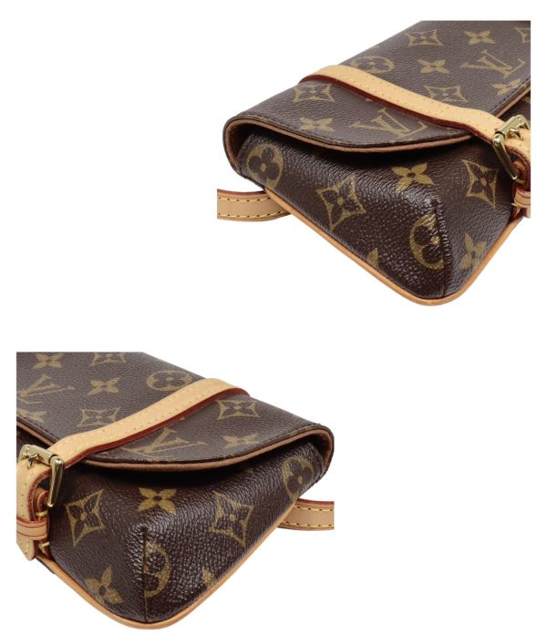 compass1704356855 Louis Vuitton Pochette Marel Waist Pouch Monogram Canvas Brown