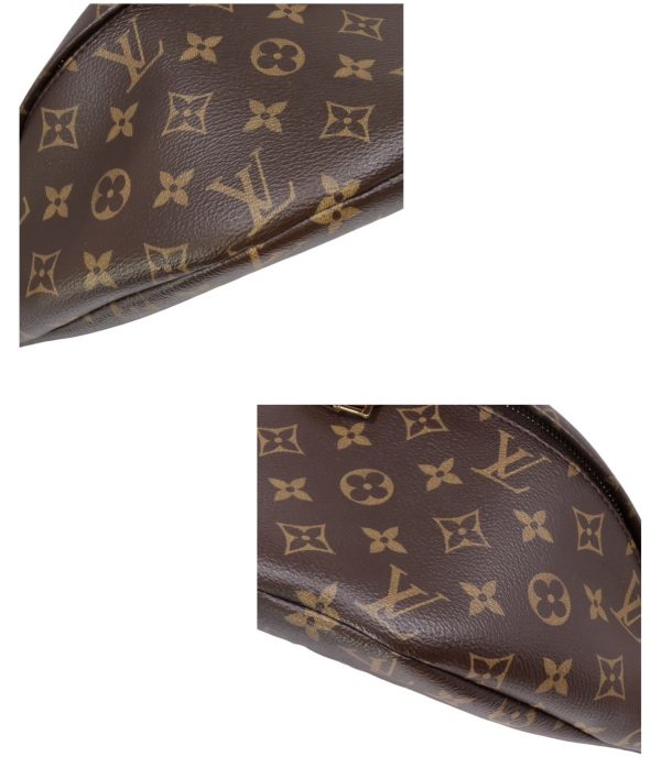 compass1704683447 Louis Vuitton Bum Bag Monogram Canvas Leather Brown