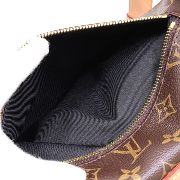 compass1704683457 Louis Vuitton Bum Bag Monogram Canvas Leather Brown