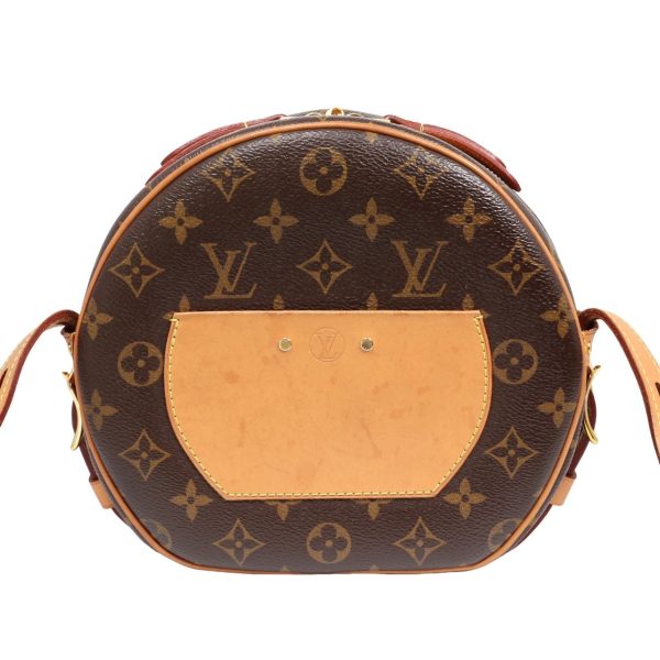 compass1704864550 Louis Vuitton Boite Chapeau Souple MM Monogram Canvas Shoulder Bag Brown