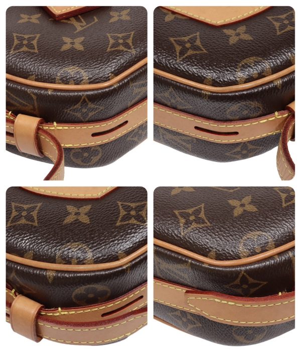 compass1704864572 Louis Vuitton Boite Chapeau Souple MM Monogram Canvas Shoulder Bag Brown