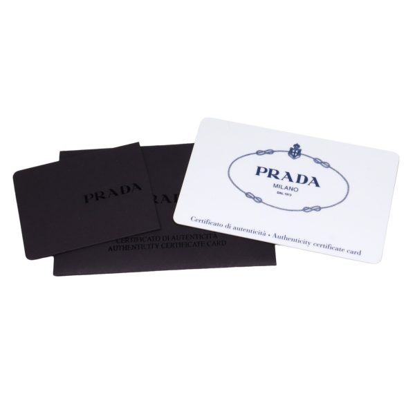 compass1716531576 Prada Denim Pouch Triangle Logo Black