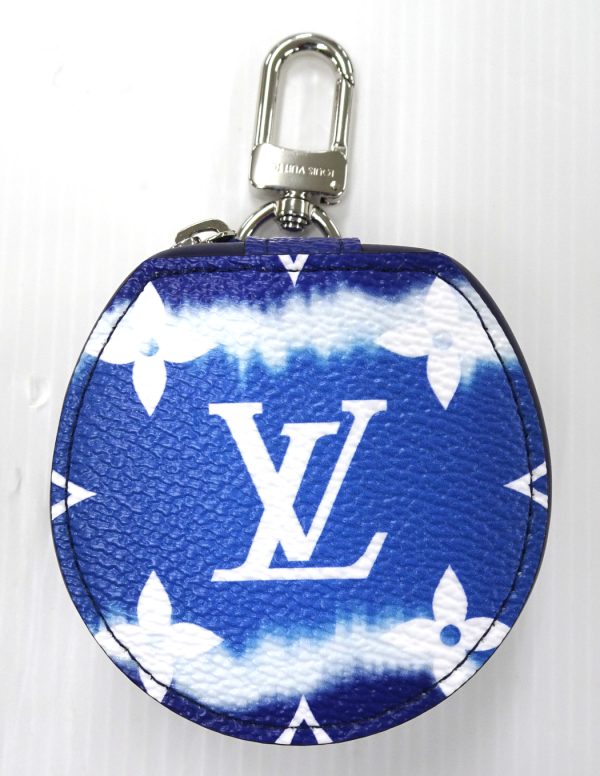 compass1719028128 Louis Vuitton LV Escal Earphone Case Charm Blue