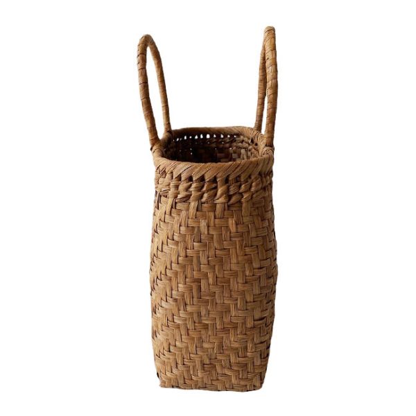 d1 Kagoya Wild Grape Basket Bag Brown