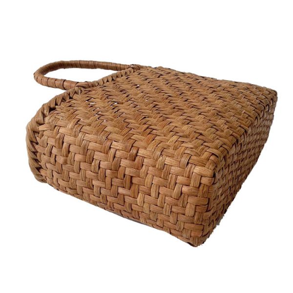 d1 Kagoya Wild Grape Basket Bag Brown