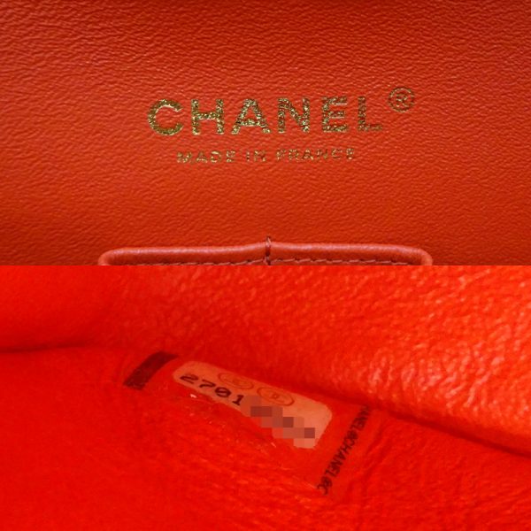 dh75355 6 Chanel Matelasse Chain Shoulder Bag Caviar Skin Red Gold