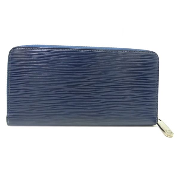 dh81868 2 Louis Vuitton Zippy Long Wallet Epi Andico Blue