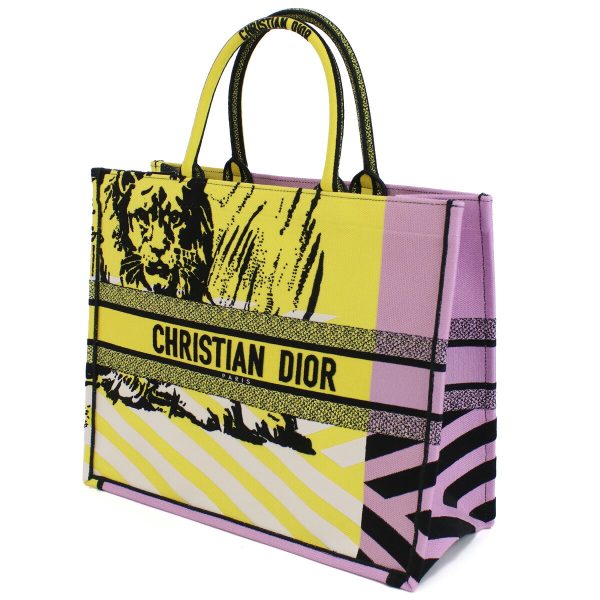 diom1286011 4 Dior Canvas Italy Tote Bag Multicolor