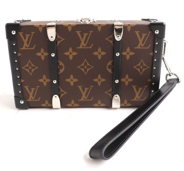 e07 st20913 1 Louis Vuitton Monogram Macassar WalletTrunk with Strap