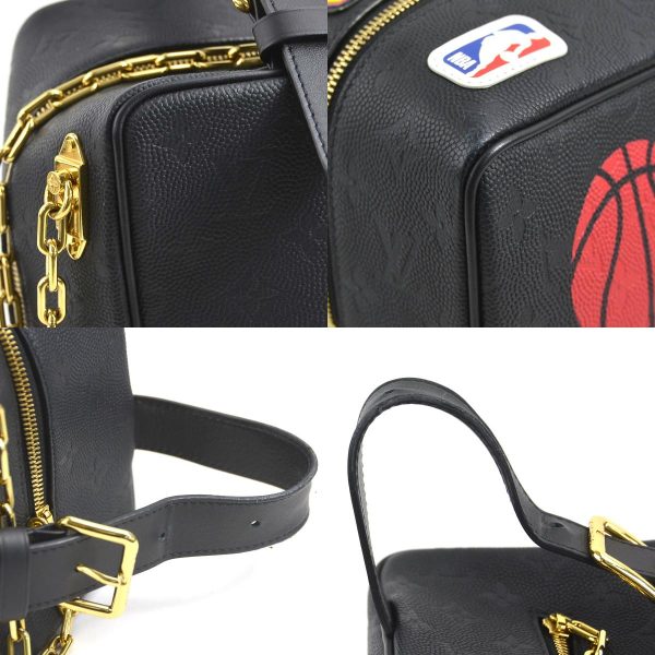 e58406a 6 c Louis Vuitton x NBA Cloak Dop Kit Clutch Bag Black